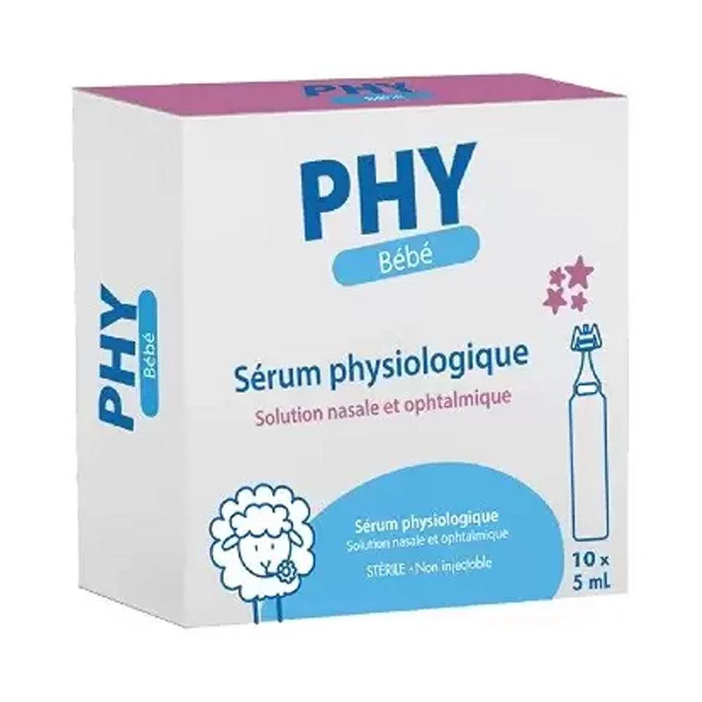 sérum physiologique PHY 20*5ml